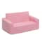 Delta Children Cozee Flip Out Sherpa 2 in 1 Convertible Sofa to Lounger for Kids